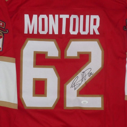 Brandon Montour signed Florida Panthers red Fanatics Breakaway jersey #62