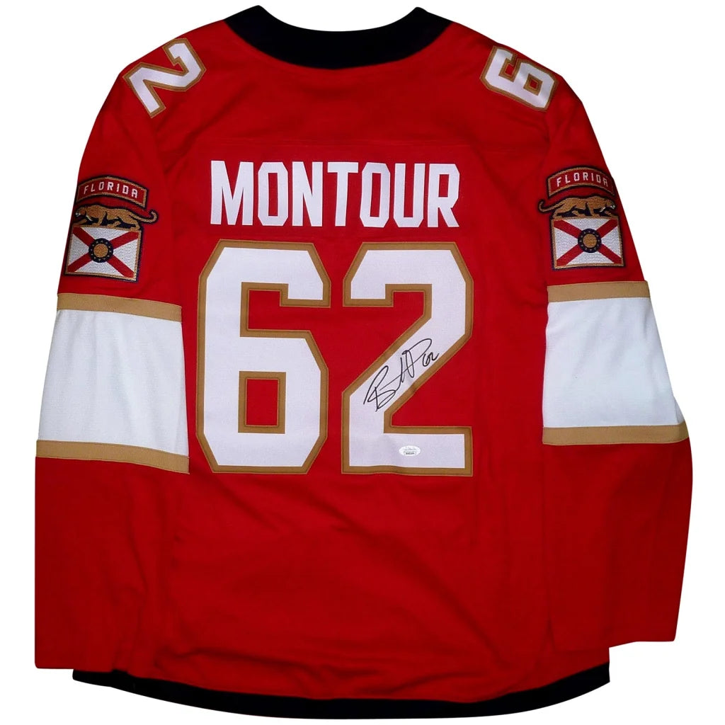 Brandon Montour autographed Florida Panthers Fanatics Breakaway red jersey #62