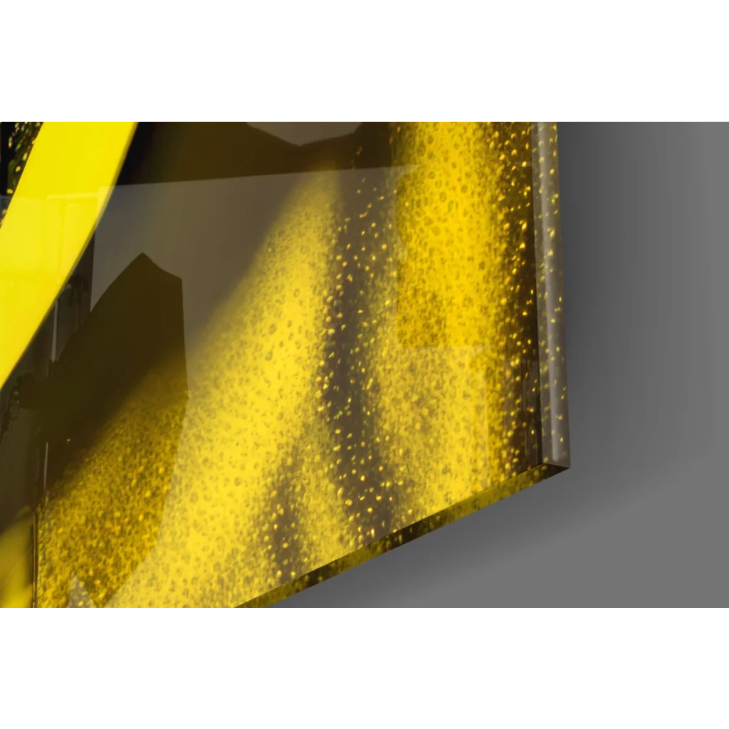 Breaking Bad yellow pop art wall art of reflective safety cone