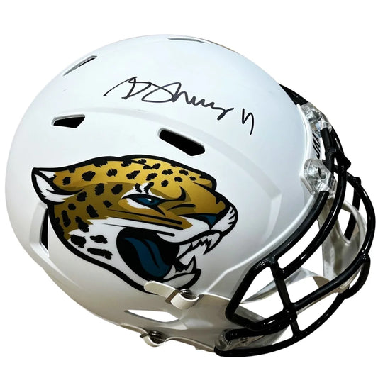Brian Thomas autographed Jacksonville Jaguars white helmet with jaguar logo