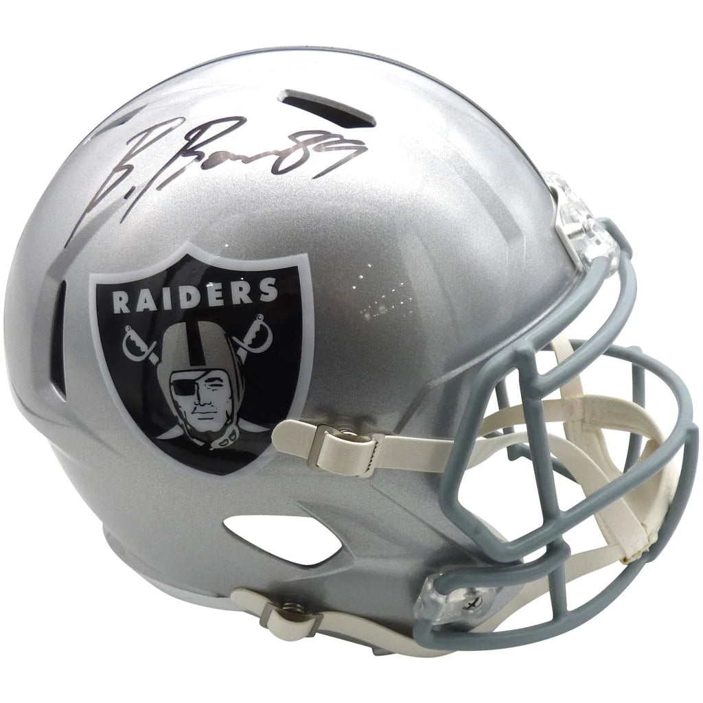Brock Bowers autographed Las Vegas Raiders replica helmet
