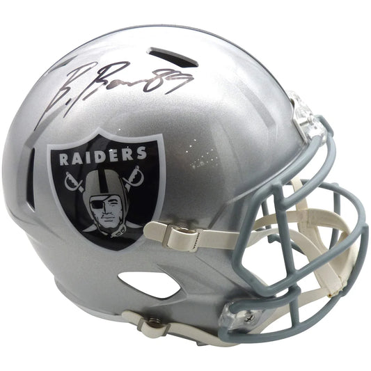 Brock Bowers autographed Las Vegas Raiders replica helmet