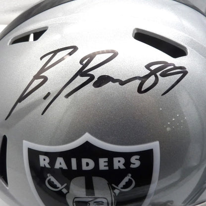 Brock Bowers autographed Las Vegas Raiders deluxe replica helmet