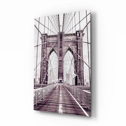 Brooklyn Bridge Canvas Wall Art in Stunning Black and White | Insigneart USA | vintageantiquesgifts.com
