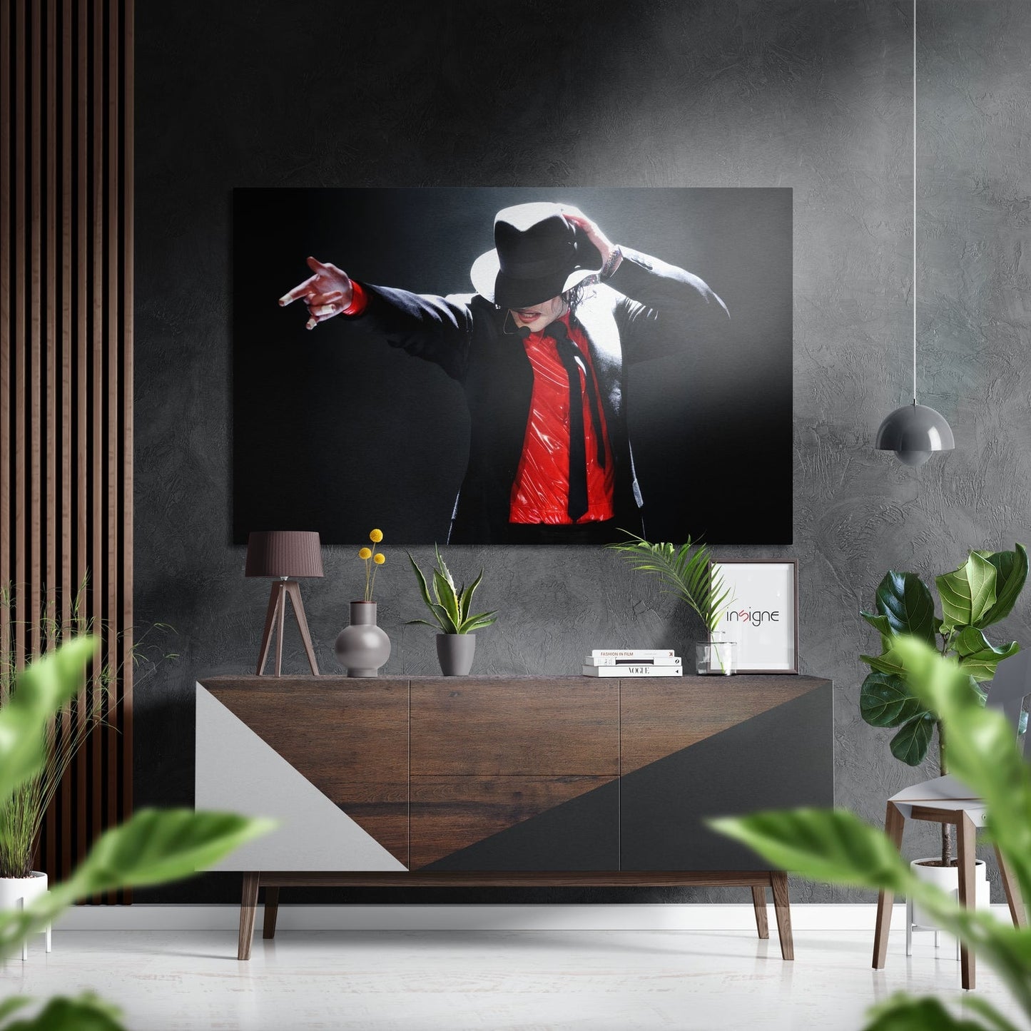 Moonlit Dancer Brushed Aluminium Dibond Wall Art