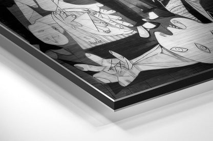 Cubist Anti-War Mural Brushed Aluminium Dibond Wall Art