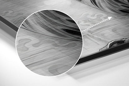 Monochrome Suited Marksman Aiming Brushed Aluminium Dibond Wall Art