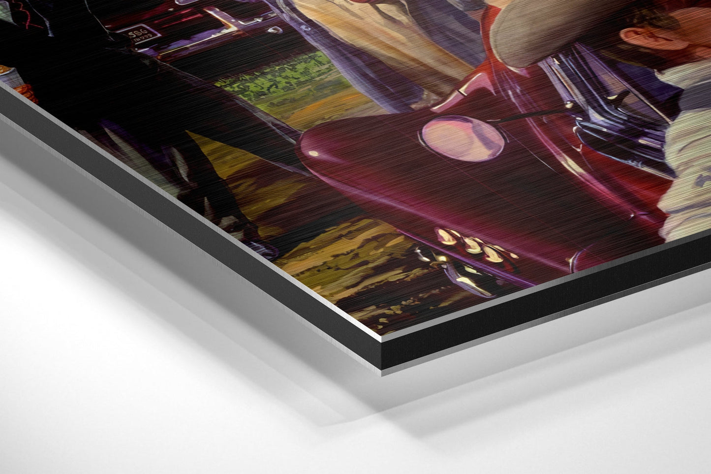 Golden Age Starlet at Cinema Brushed Aluminium Dibond Wall Art