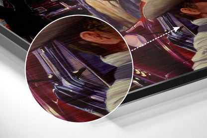 Golden Age Starlet at Cinema Brushed Aluminium Dibond Wall Art