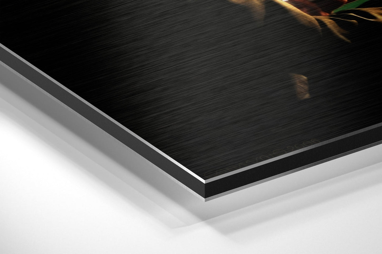 Retro Casino Green Baize Table Brushed Aluminium Dibond Wall Art