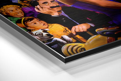 Starlet at Amuse Park Brushed Aluminium Dibond Wall Art