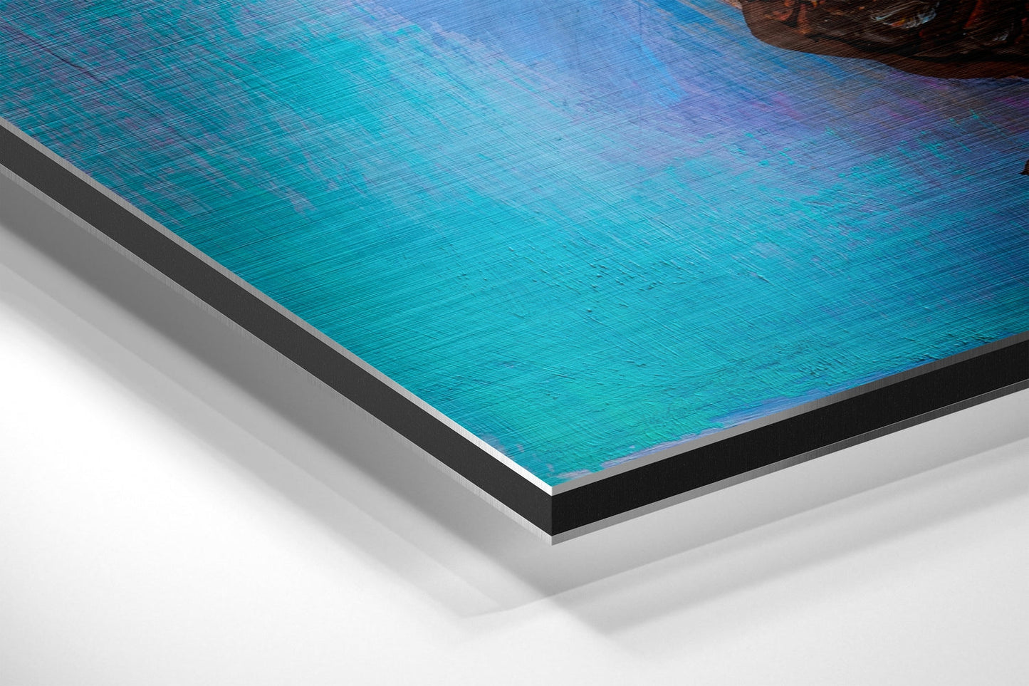 Rainbow Butterfly Palette Brushed Aluminium Dibond Wall Art