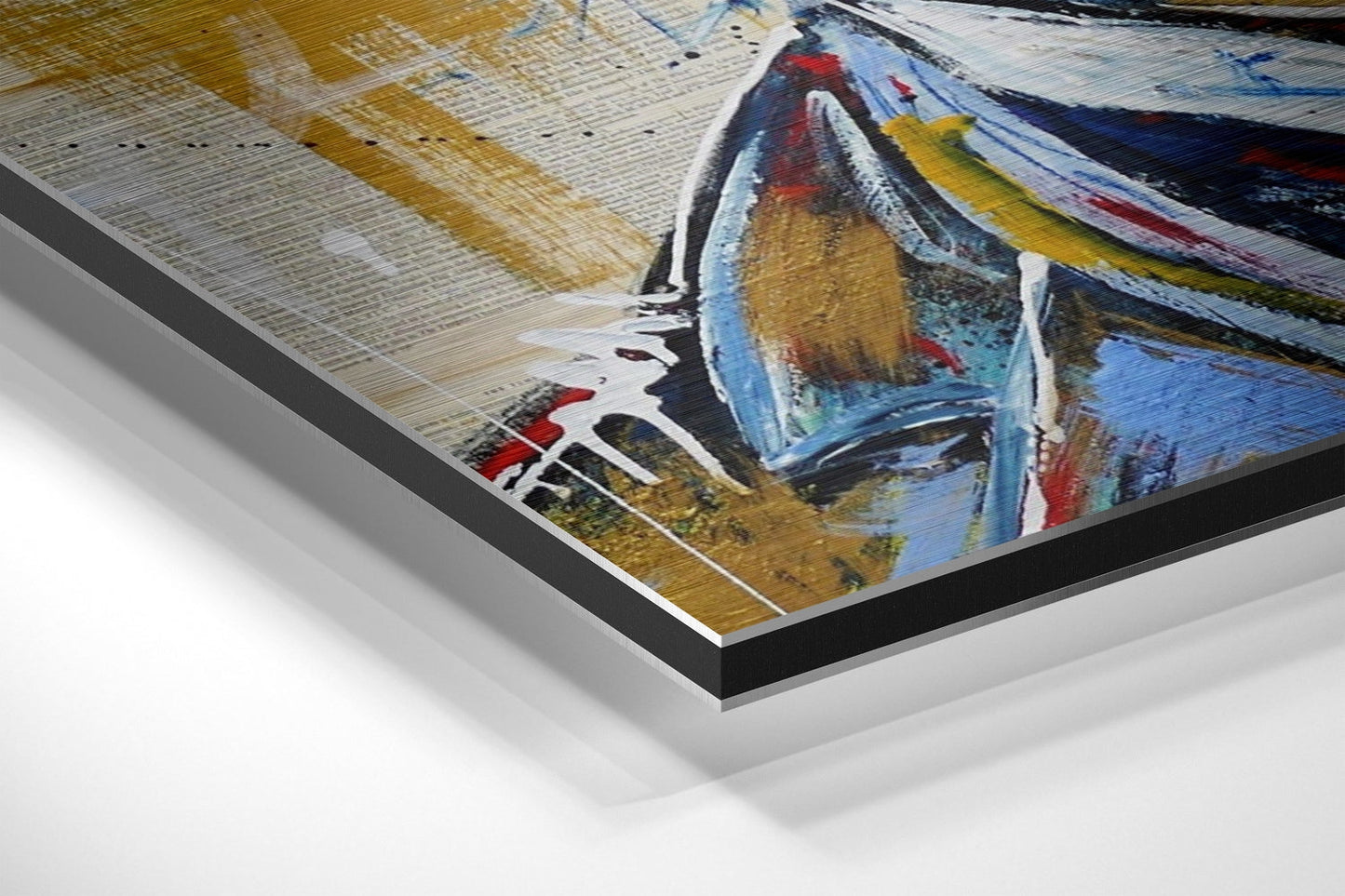 Silent Movie Tramp Brushed Aluminium Dibond Wall Art