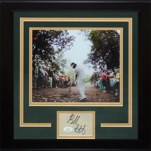 Bubba Watson autographed Masters Championship Signature Series framed golf photo