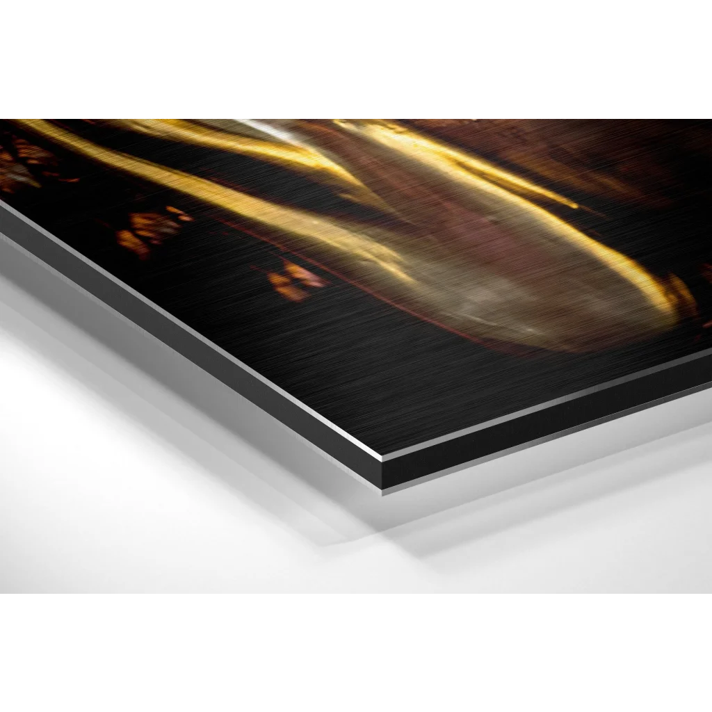 Glass Wall Art Budha Brushed Aluminium Dibond Wall Art