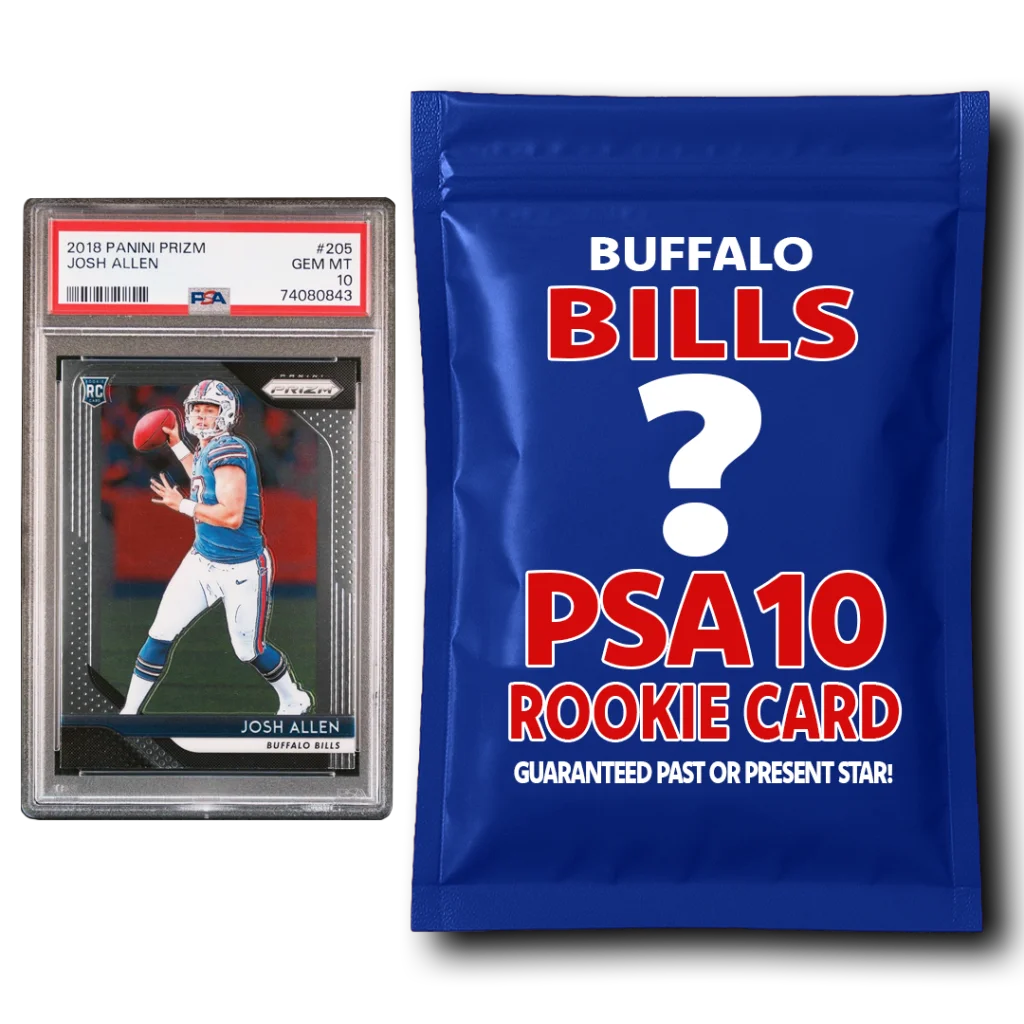 Josh Allen Buffalo Bills PSA 10 gem mint rookie card in slab