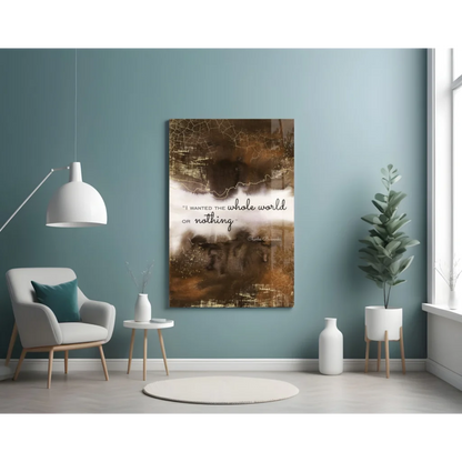 Bukowski Quote Abstract Wall Art Canvas for Your Space | Contemporary Home Wall Art | vintageantiquesgifts.com