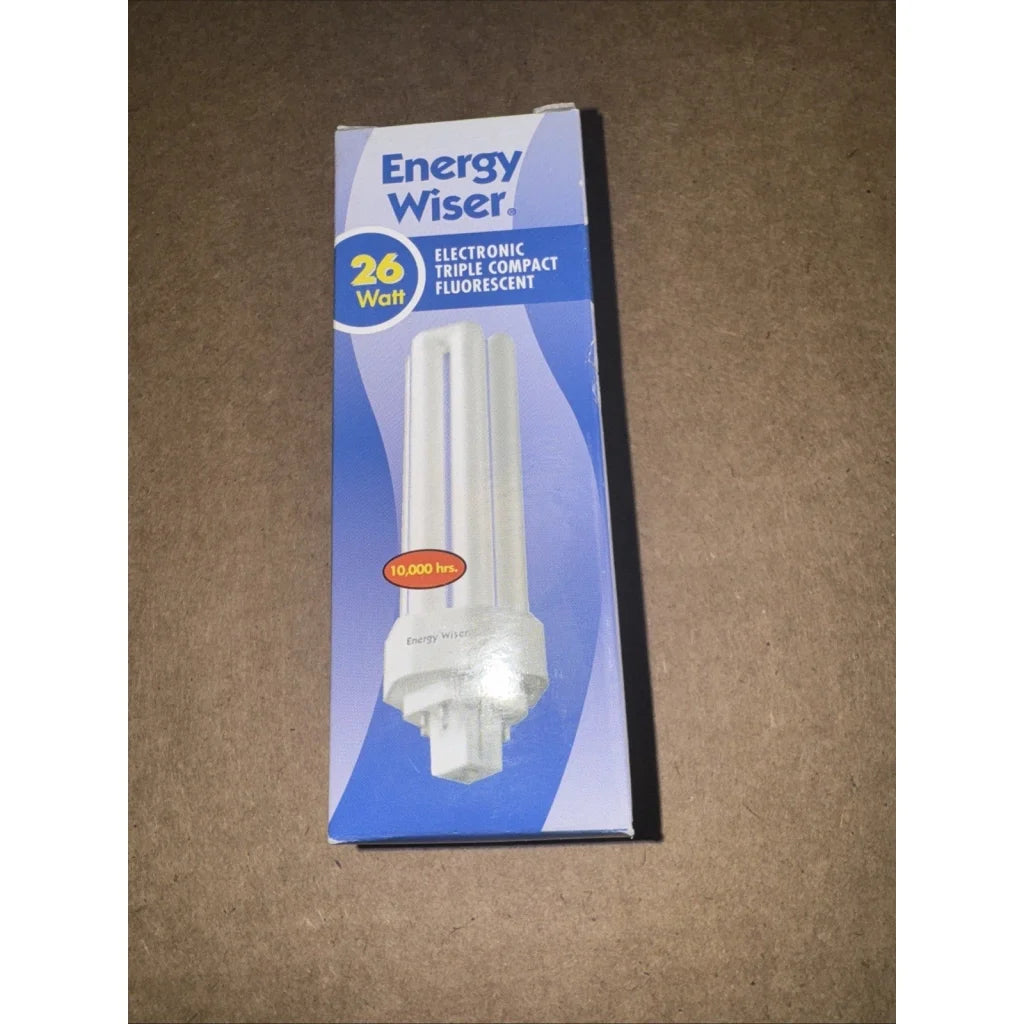 Bulbrite CF26T841/E CFL 26W T4 triple tube 4100K cool white bulb in packaging