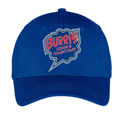 Royal blue Burris Comics & Collectibles twill baseball cap
