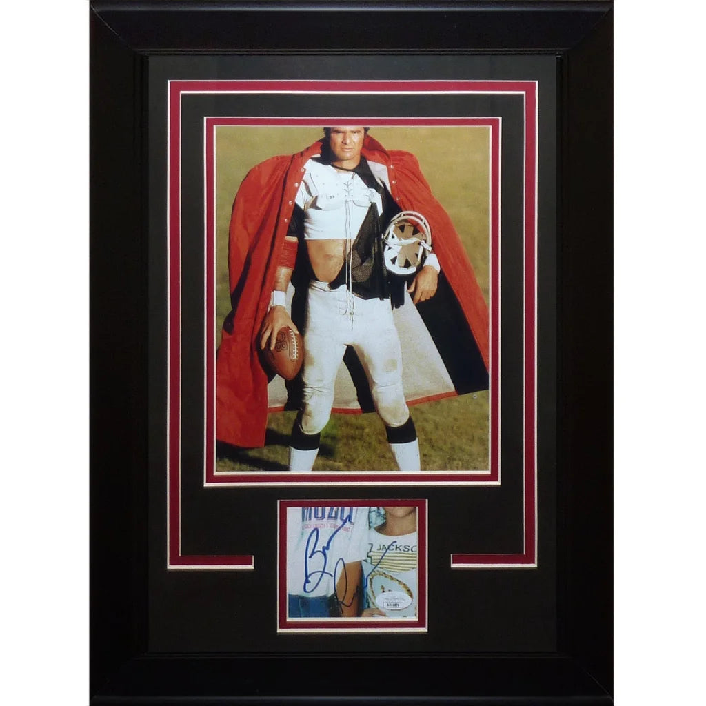 Burt Reynolds autographed Longest Yard signature series frame with JSA