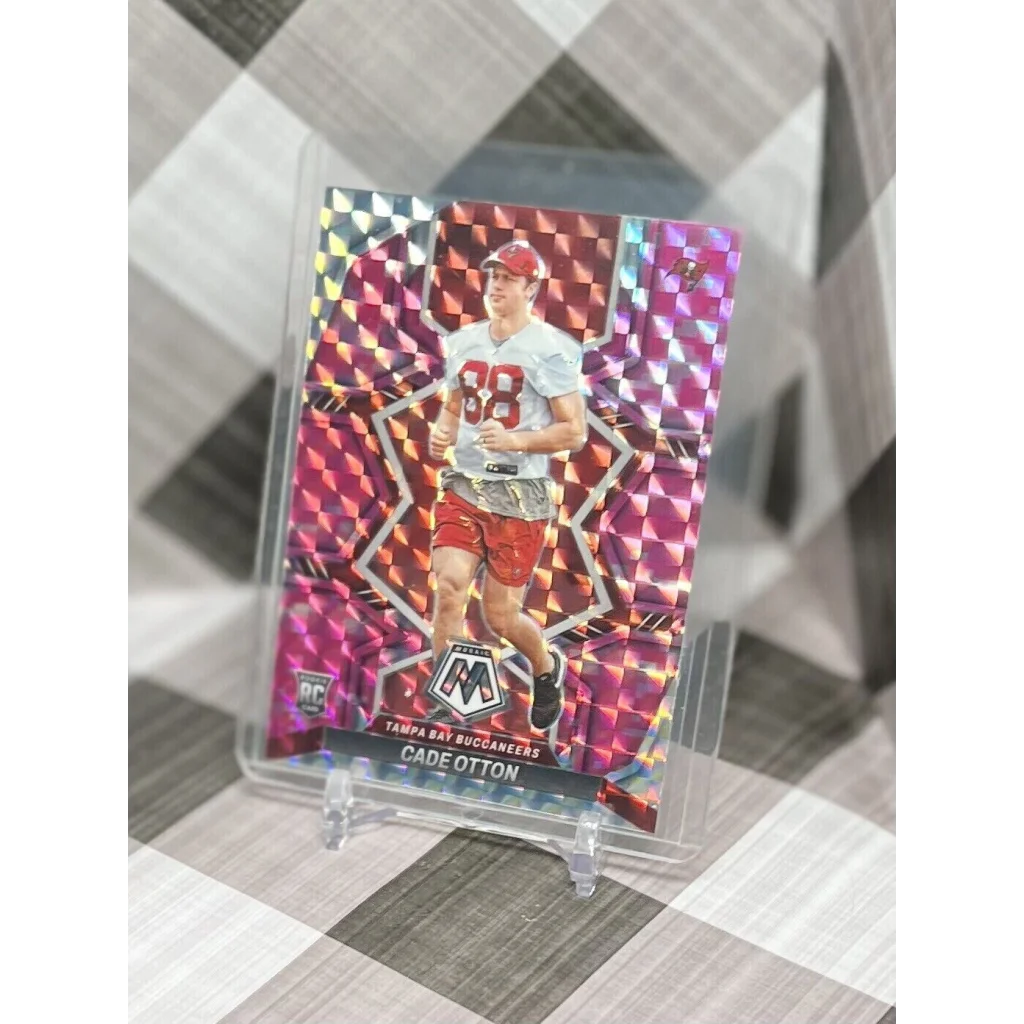 2023 Panini Mosaic Cade Otton rookie card at Prestige Worldwide Collectibles