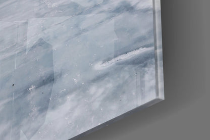White Pier Turquoise Ocean Glass Wall Art