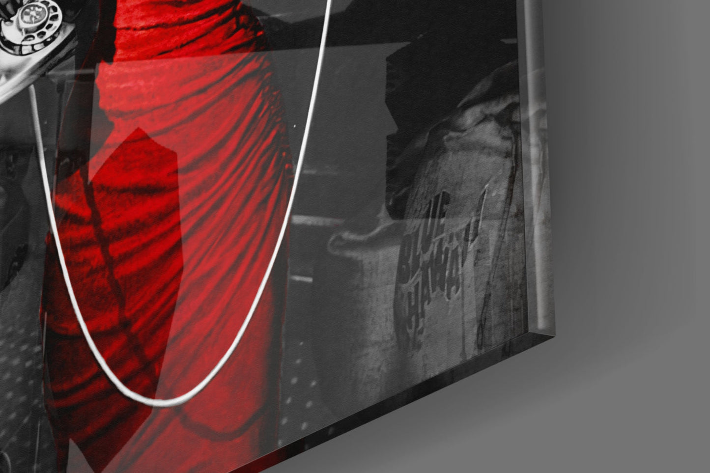 Red Dress Diner Legends Glass Wall Art