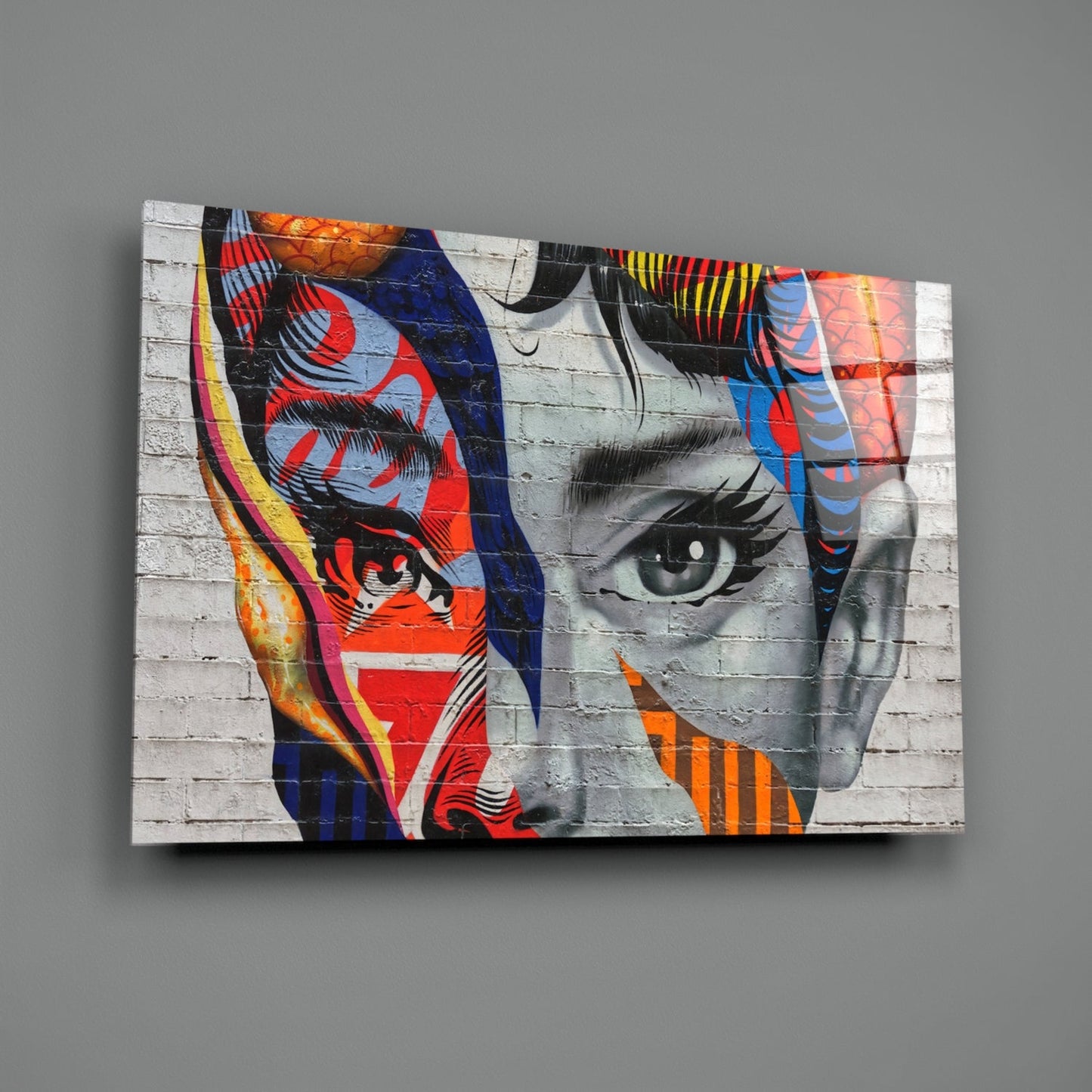 Timeless Silver-Screen Elegance Glass Art
