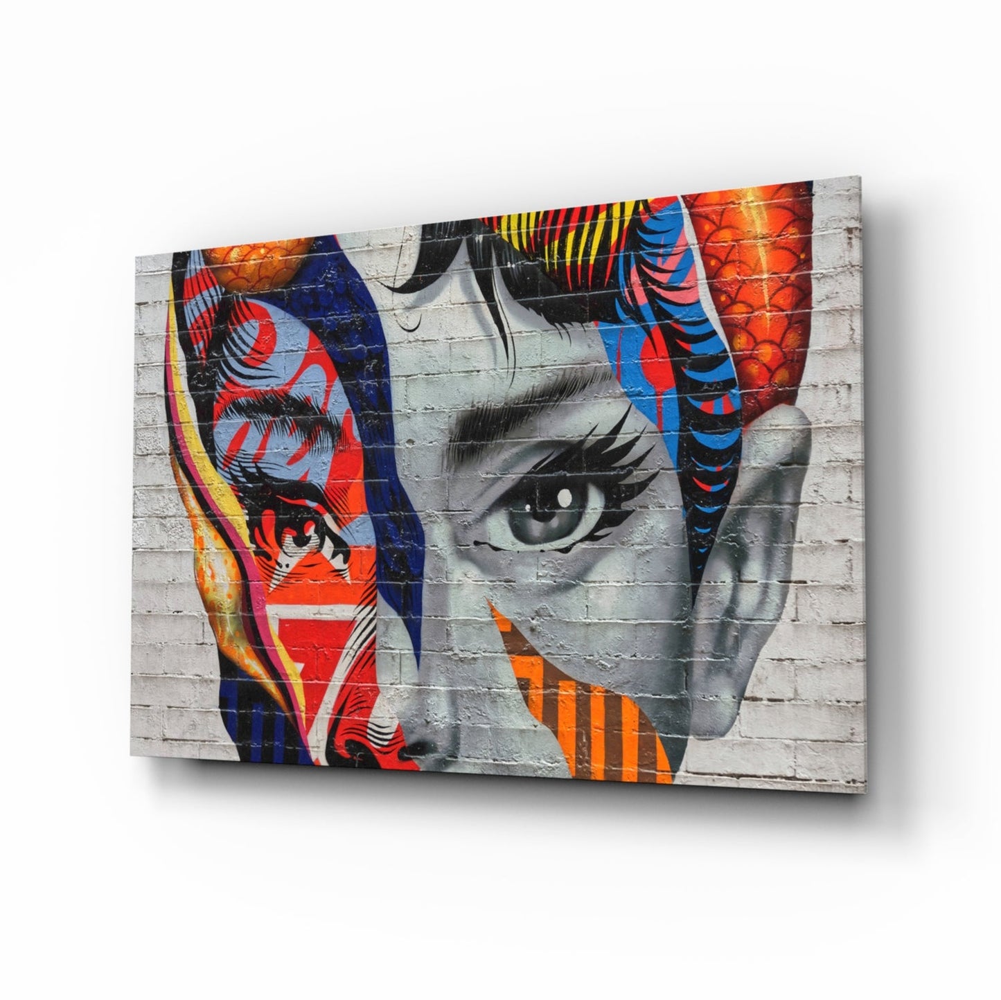 Timeless Silver-Screen Elegance Glass Art
