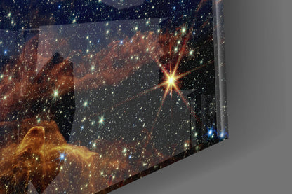 Pillars of Creation Nebula Glass Wall Art