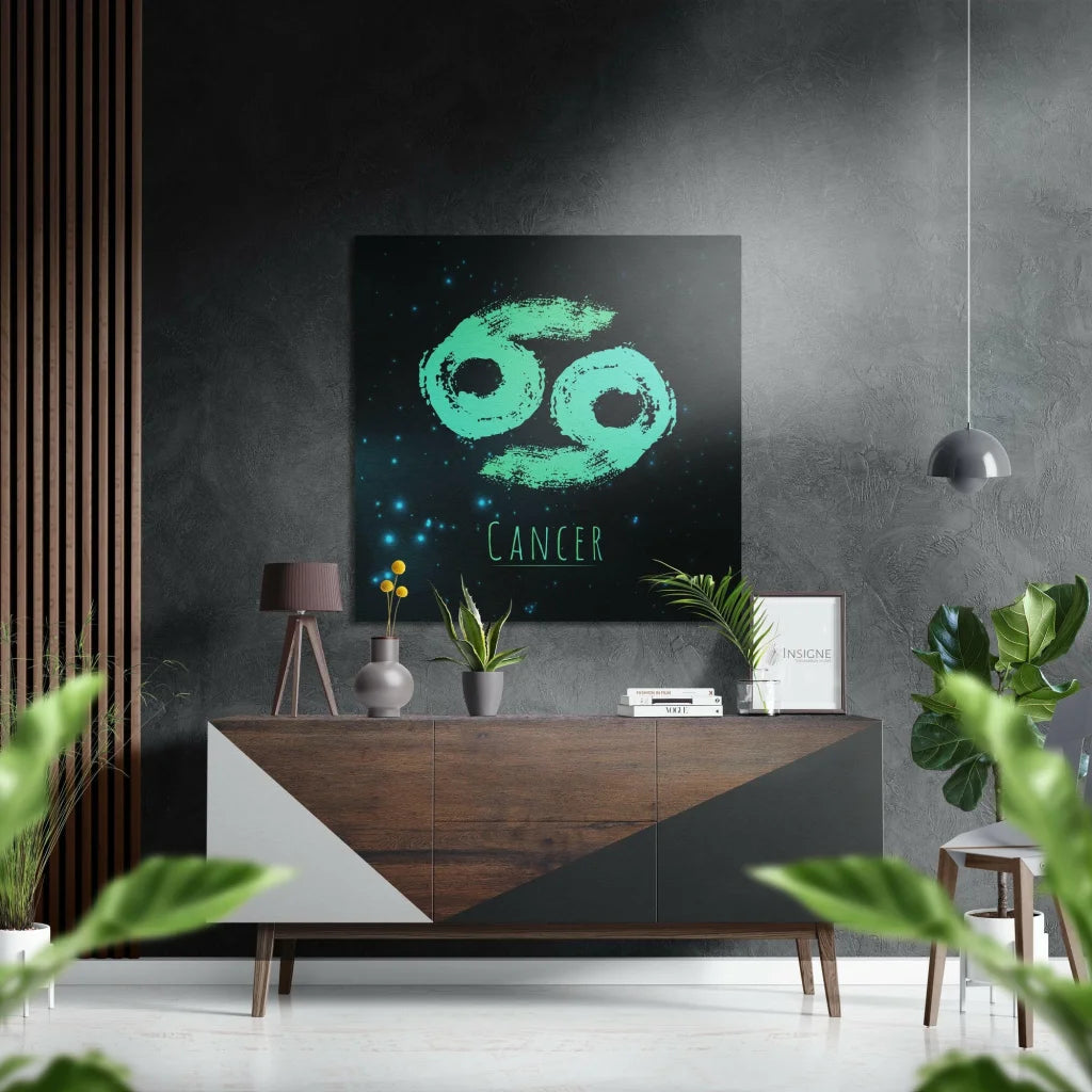 Cancer Brushed Aluminium Dibond Wall Art