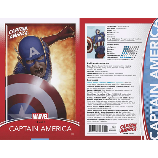 Captain America #695 Christopher Trading Card Variant | Unknown Comics Exclusive | vintageantiquesgifts.com