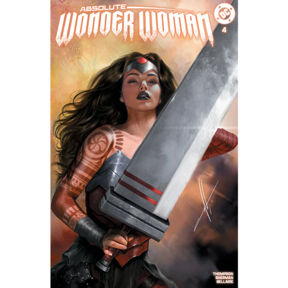 Carla Cohen MegaCon foil variant of Absolute Wonder Woman with Lasso of Truth
