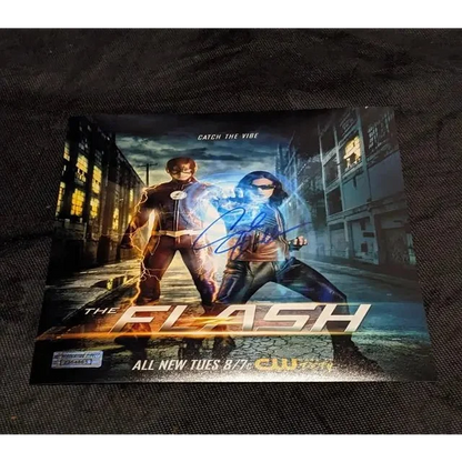 Autographed 8x10 photo of Carlos Valdes from The Flash TV series poster