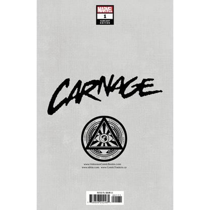 Comic book with light gray cover from Carnage Returns Marvel series
