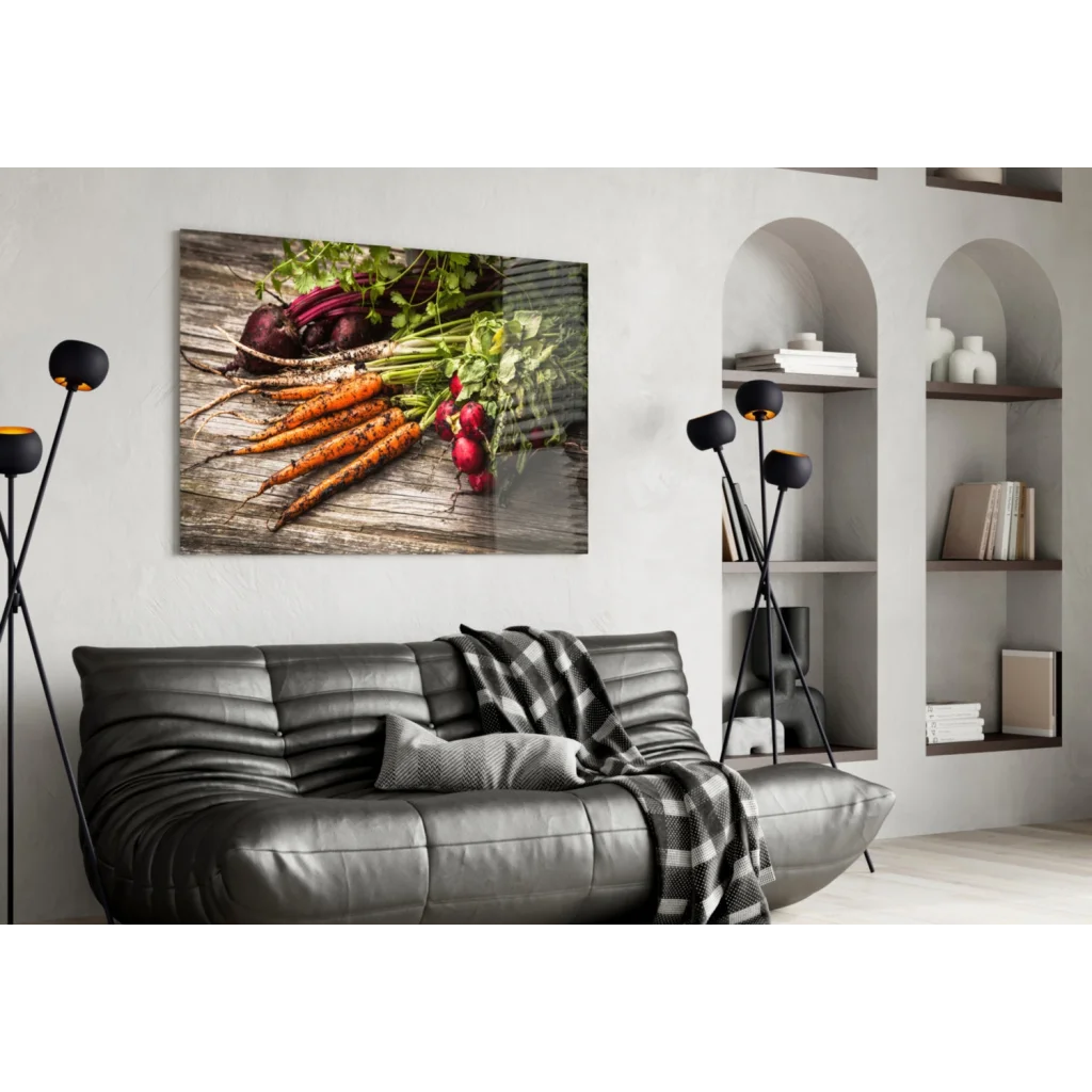Farm Fresh Harvest Garden Wall Art Canvas Print | Contemporary Home Wall Art | vintageantiquesgifts.com