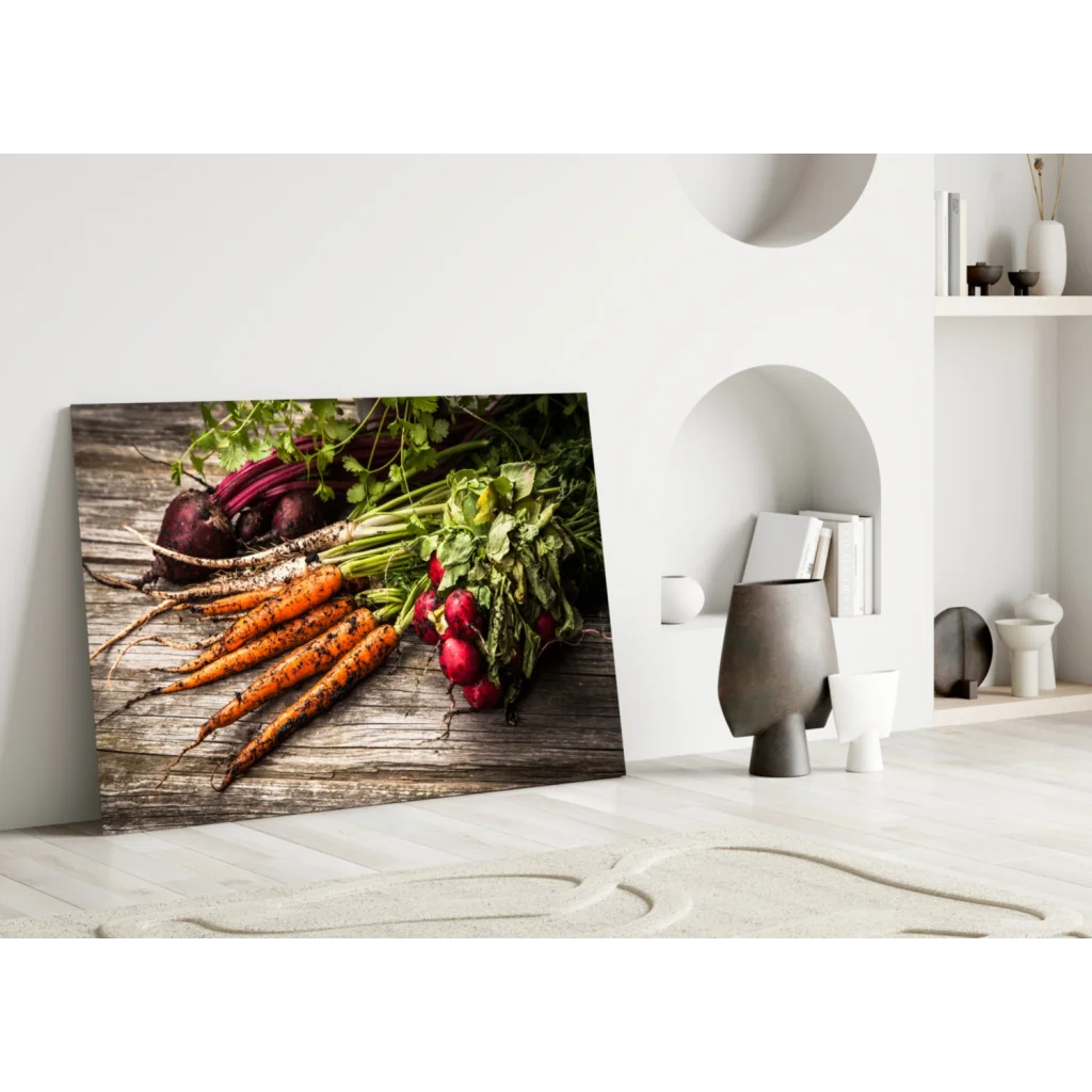 Farm Fresh Harvest Garden Wall Art Canvas Print | Modern Wall Art Decor | vintageantiquesgifts.com