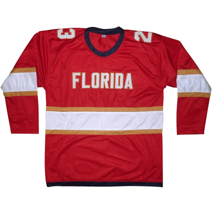 Carter Verhaeghe autographed Florida red #23 custom hockey jersey
