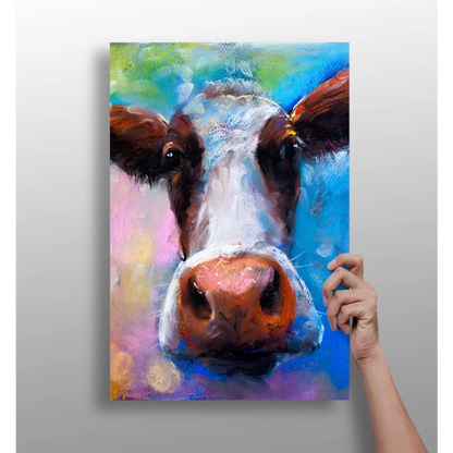 Vibrant Cow Art Insigne Aluminum Prints Transform Your Space | Insigneart USA | vintageantiquesgifts.com