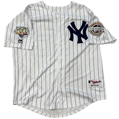 Sabathia autographed New York Yankees pinstripe Majestic jersey