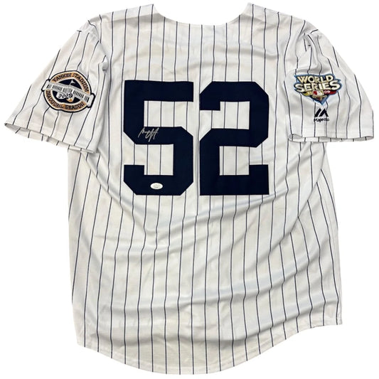 Sabathia autographed New York Yankees majestic jersey with Jeter signature