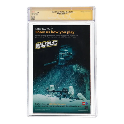 Marvel comic book Star Wars Obi Wan Kenobi graded CGC 9.6 in protective slab