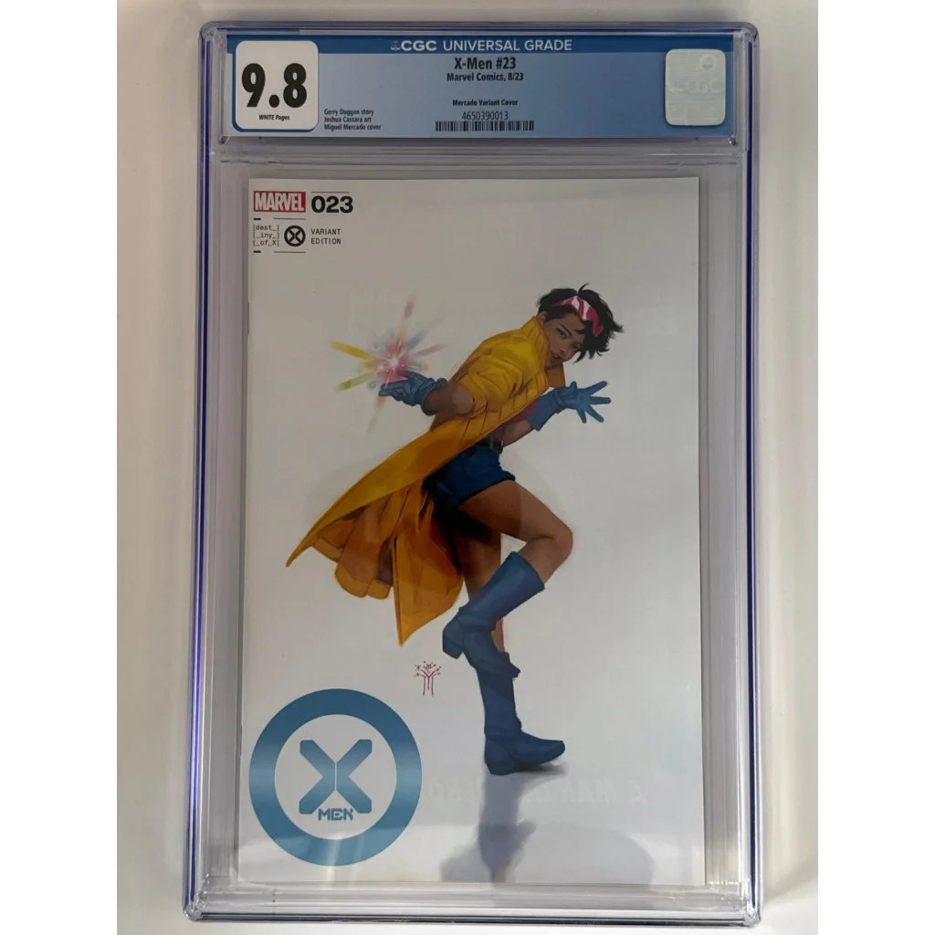 CGC 9.8 blue label X-Men #23 Mercado variant comic in slab
