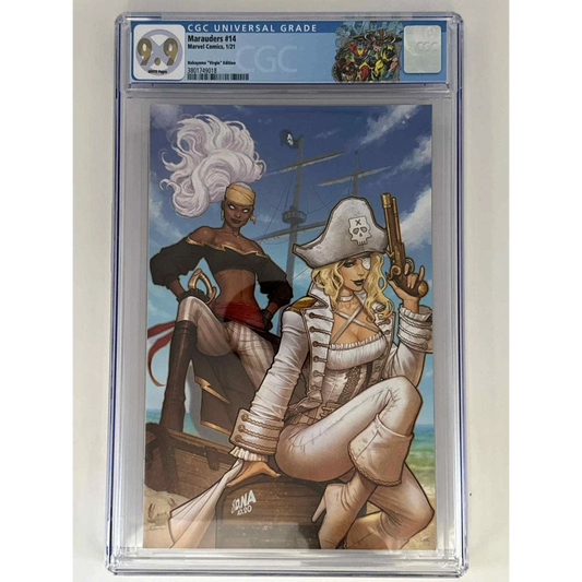 CGC 9.9 blue label exclusive virgin Marauders 14 pirate cover