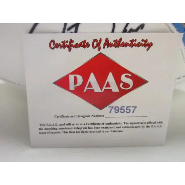 Certificate of Authenticity with unique serial for Chargers Signed Autographed Logo Football