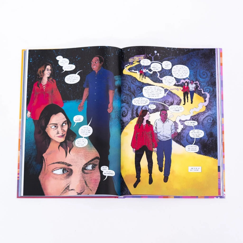 Vibrant Charlie Parker comic book by Dave Chisholm with speech bubbles