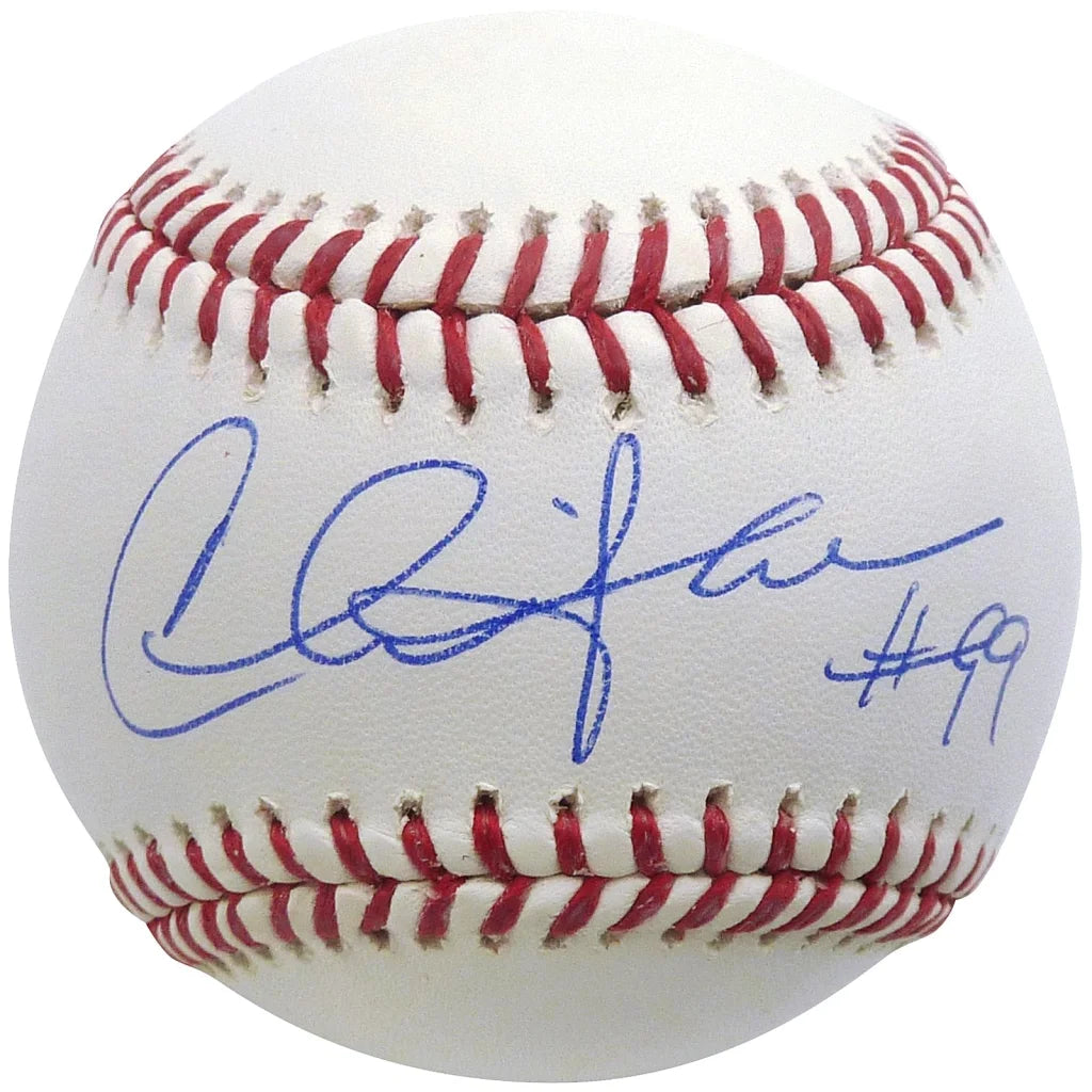 Charlie Sheen autographed MLB baseball with JSA, white with red stitching