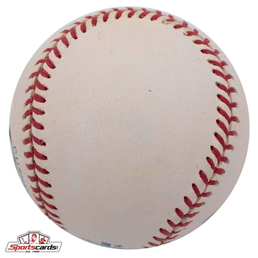 Charlie Silvera signed classic white Rawlings baseball with Beckett BAS authentication