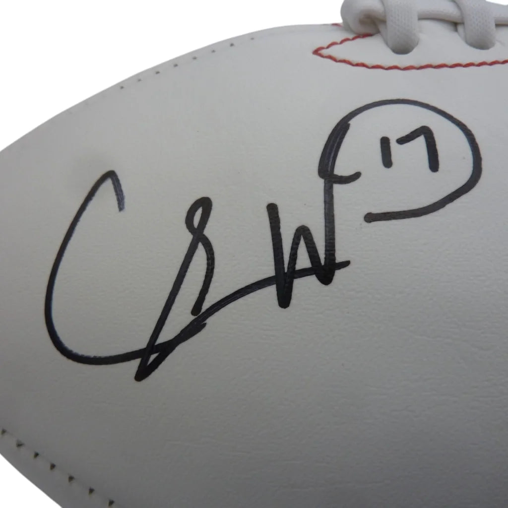 Charlie Ward autographed Florida State FSU Seminoles football with 93 Heisman inscription