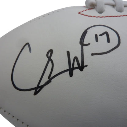 Charlie Ward autographed Florida State FSU Seminoles football with 93 Heisman inscription